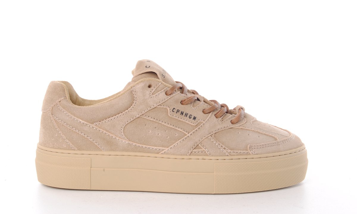 Copenhagen Studios dames sneaker Velora suède beige
