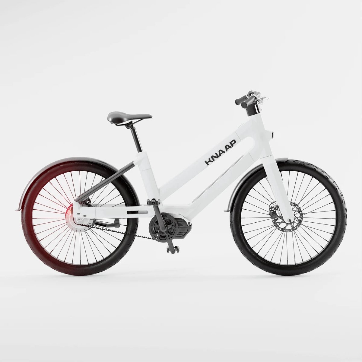 Knaap LAX Elektrische Fiets Lage Instap Wit