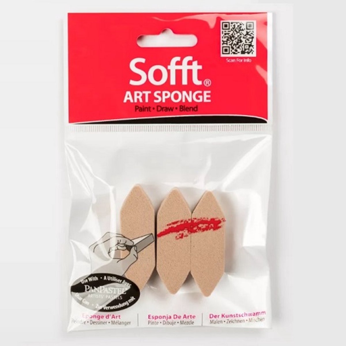 PanPastel - Sofft Tool Art Sponge Bar Point (3)