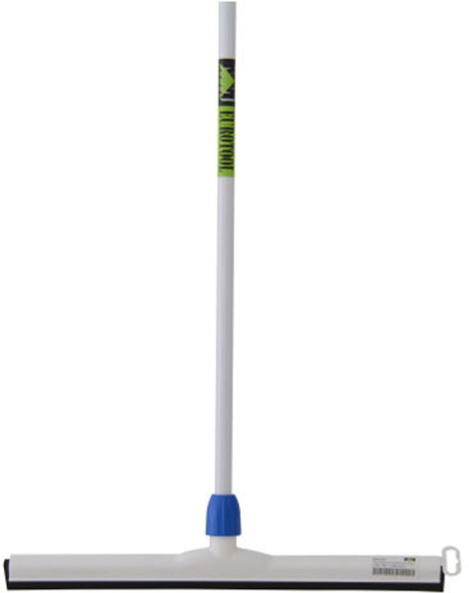 MM Eurotool Vloertrekker Kunststof 55 Centimeter Zwart Rubber Met Steel 140 Centimeter