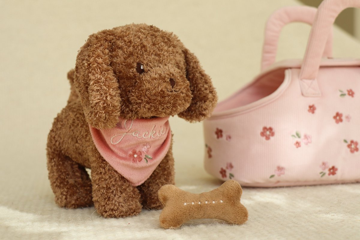 Little Dutch speelgoed Knuffelhond Jackie In Tas — afbeelding 6