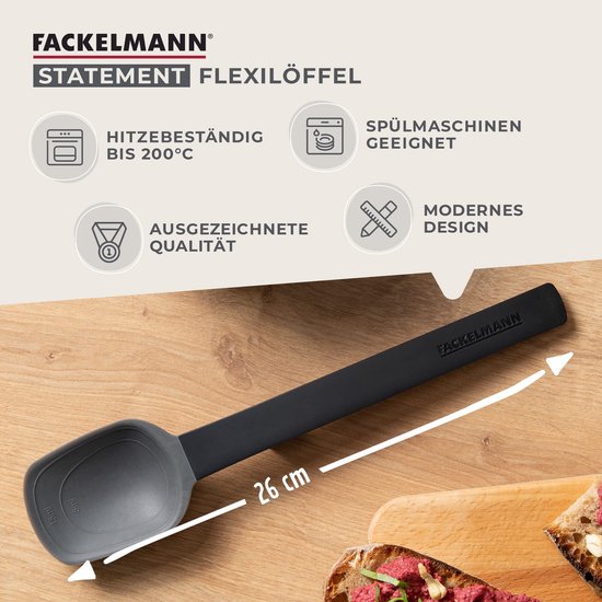 Fackelmann Statement Siliconen Keukentang Met Lift-up Functie - 30 Cm - Hittebestendig
