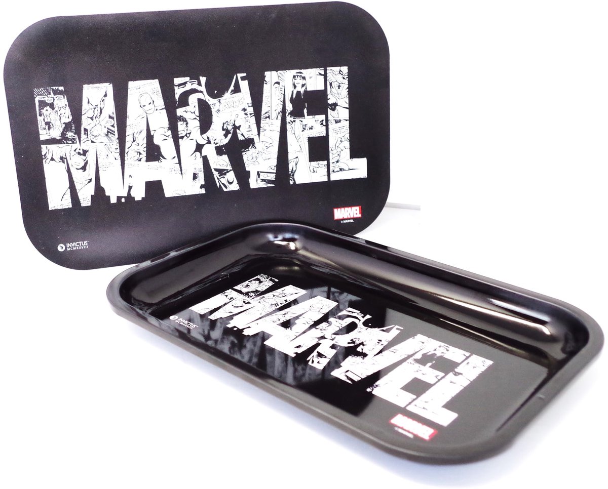 Opberglade 2.0 - Magnetisch deksel Marvel Zwart