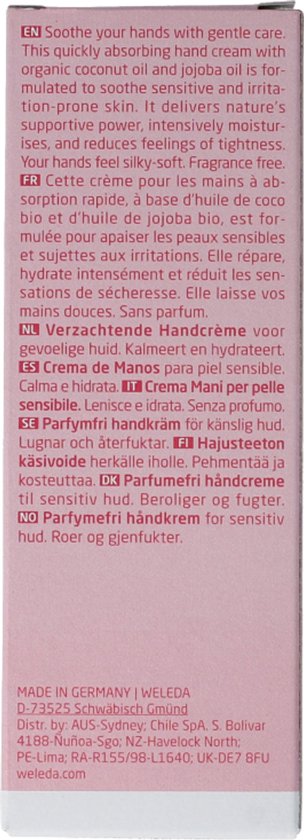 WELEDA Verzachtende Handcrème - Parfumvrij - 50ml