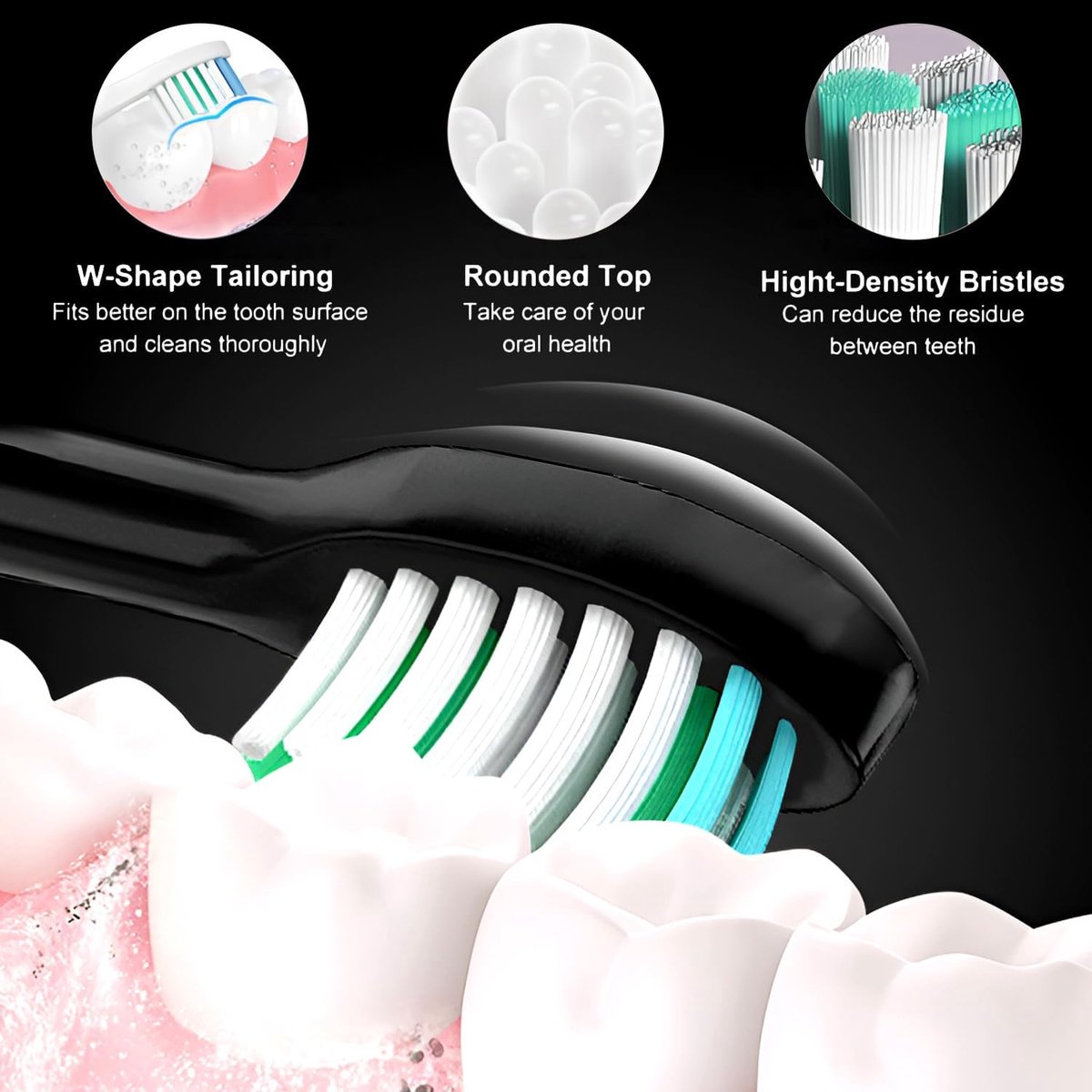 Sonicare Elektrische Tandenborstel met 8 Opzetborstels en Reisetui - afbeelding 2