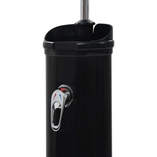 vidaXL Solar douche 18 L 214 cm zwart