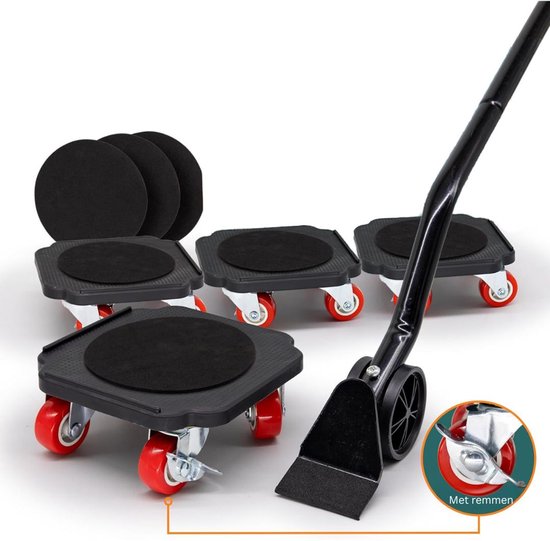 Transporteur de meubles CLVP® - Rouleau de transport - Chariot de transport - Chien de transport