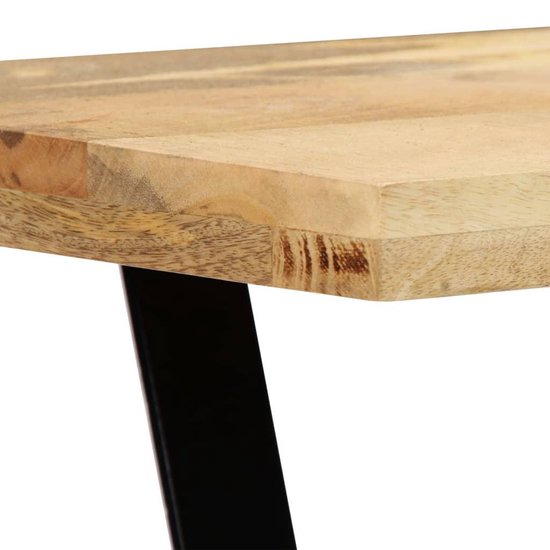 vidaXL Bankje 160 cm massief mangohout