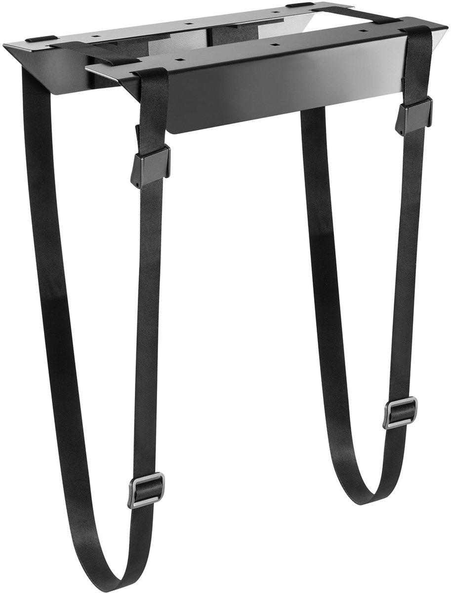 CAVO Desktop PC Houder CH-B-S zwart met scheurvaste riemen voor alle PC maten tot 10 Kg gewicht Computerhouder van SOTECH