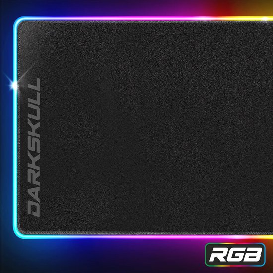 Spirit Of Gamer XXL RGB Large Gaming Mouse Pad (900 x 400mm) 4-Port USB Hub Included | 12 Backlight Modes | Non-slip Rubber Base | Ergonomic Backlit