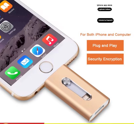 256 GB Snelle USB Flash Drive: Perfecte Opslag voor Foto's, Video's, en Bestanden – Geschikt voor iPhone, Externe Gegevens opslag, Plug-and-Play, Draagbare USB Stick