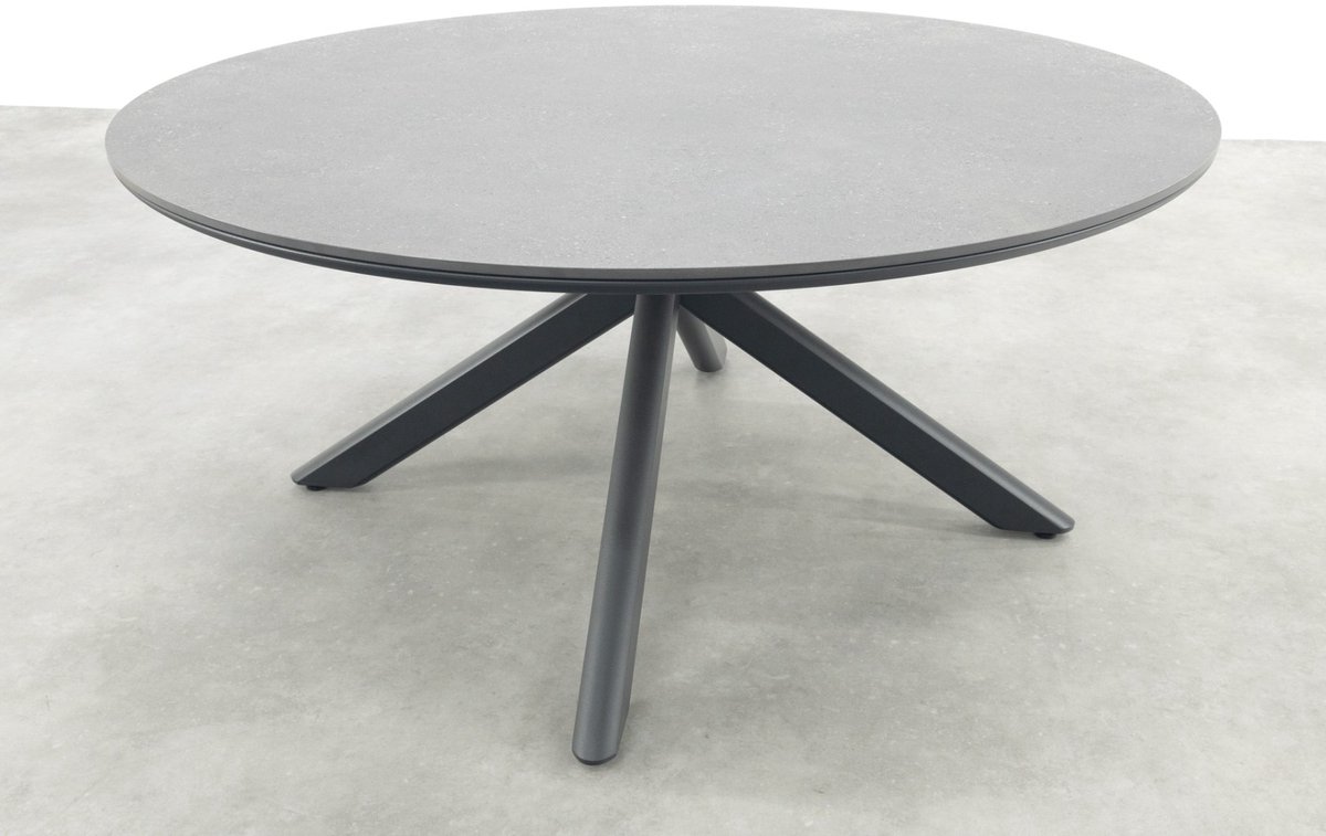 Marena ronde tuintafel Ø158 cm. - Licht grijs