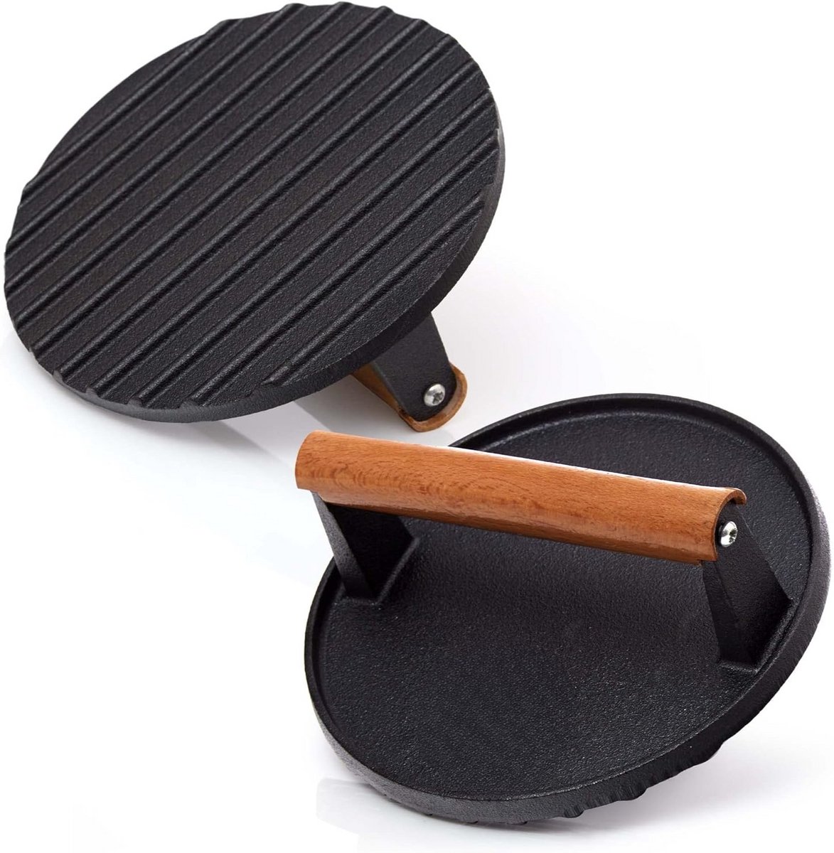 MKSS® Burger Smasher - Grill Press - Gietijzeren Bakplaat