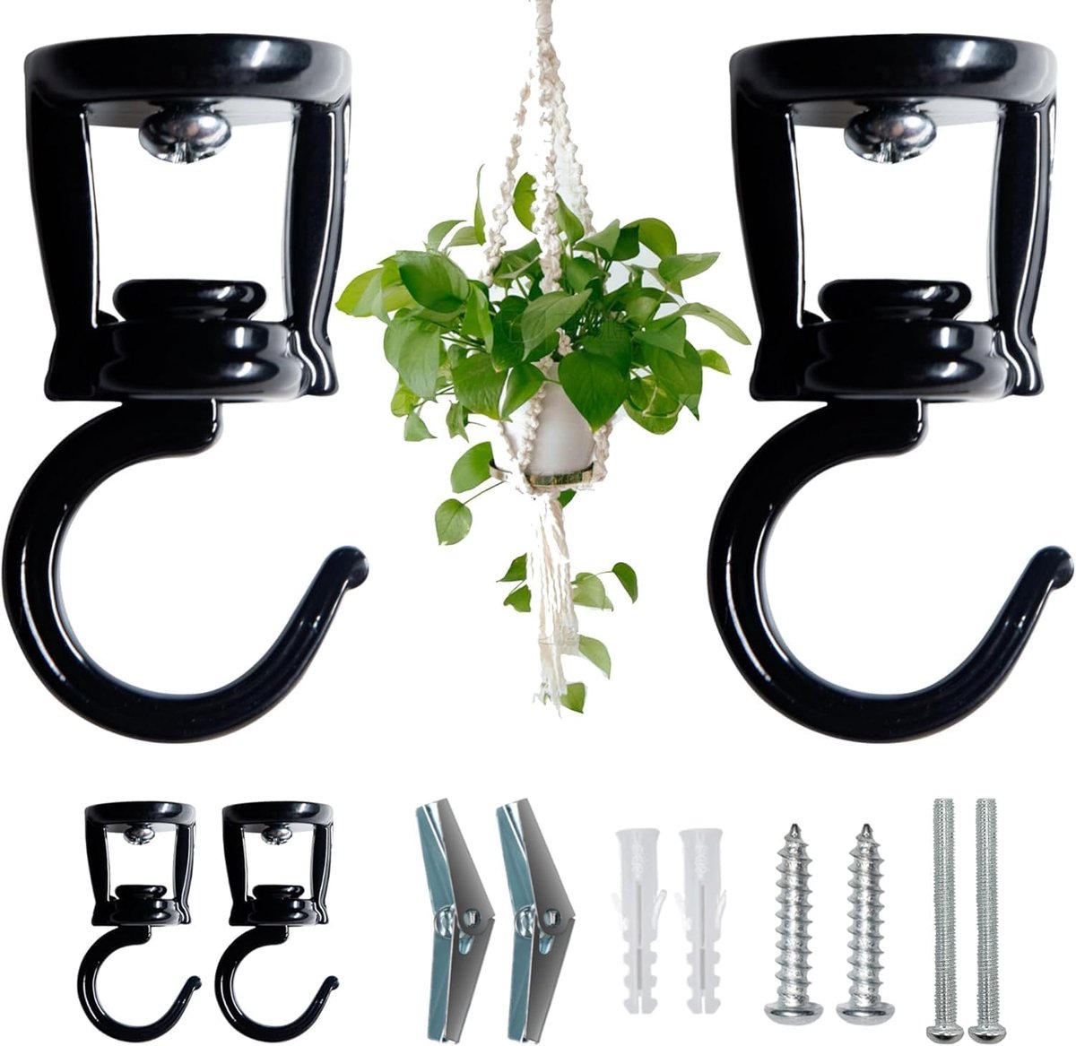 MKSS® Plantenhaak Hanging Basket - Muurhaak voor Planten - Wandhaak