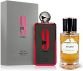 Collection Prestige Paris N°9 Sultan + Afnan 21h Rebel COMBO
