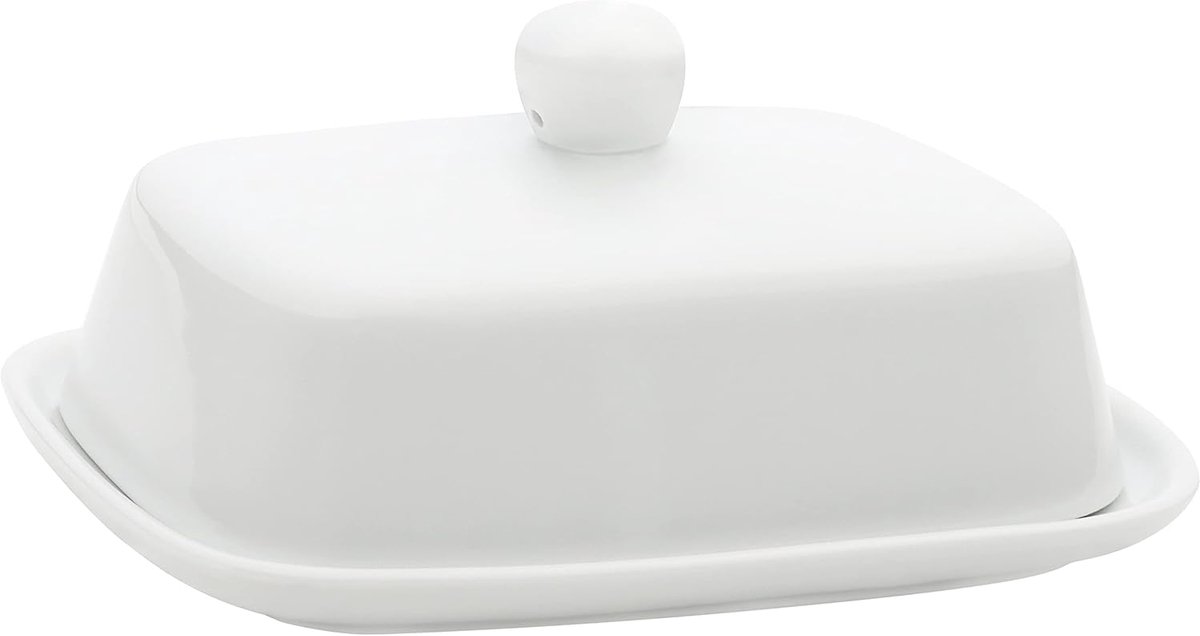 MKSS® Botervloot met Deksel - Botervlootje - Porselein