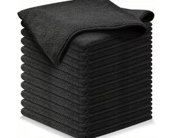 Reinigingsdoeken - Microvezeldoeken - 30x30cm - Vaatdoekjes - Vaatdoeken - 30x30cm - Set van 12 - Geschikt voor raam, schoonmaak, ruiten, auto