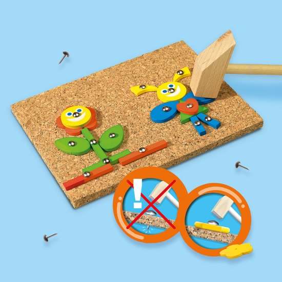 SES Creative - Hamertje Tik - Fantasie - Kinderspeelgoed - Knutselen - Montessori Speelgoed - Vanaf 3 jaar