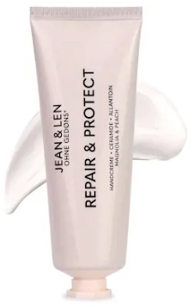 Jean&Len Handcrème Repair & Protect - Ceramide & Shea Butter | 1x 75 ml - Vrij van kleurstoffen, siliconen en microplastics