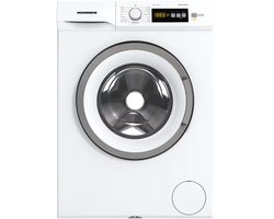 Heinner HWM-VT1610KD++ Wasmachine 6 kg – 15 Programma’s Met Allergievriendelijk programma – Eco Logic Systeem – LED Display – 1000 tpm – Wit – 5 Jaar Garantie
