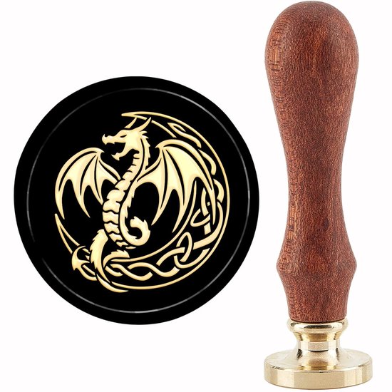 Wax Seal Stempel - Zegellak Stempels Pinguïn Patroon - Retro Houten Stempel - 25mm Wax Seal Stempel - Zegellak Stempels Pinguïn Patroon - Retro Houten Stempel - 25mm