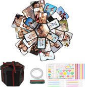 Vliegende vlinder, verjaardag, verrassing, explosie, geschenkdoos, doe