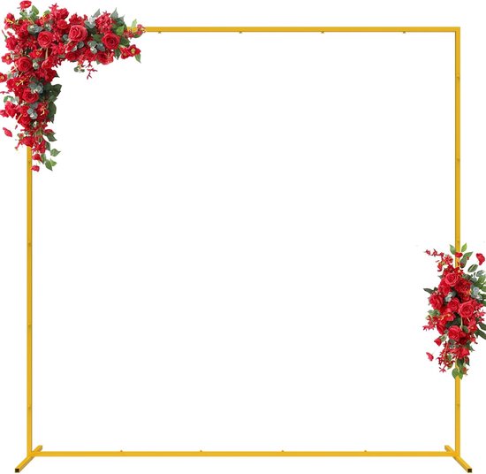 PlusFive Metalen trouwboogset (1,3 m & 1,6 m & 2,0 m) achtergrond