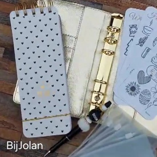 Startersset Budgetplanner - Goud - Kasboek - Budgetbinder Cadeauset - Huishoudboekje - Cadeautip