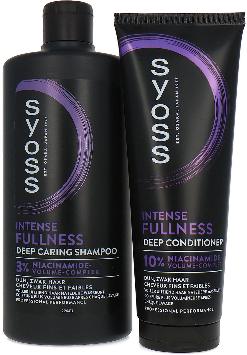 Syoss Intense Fullness Shampoo + Condtioner - 440 ml - 250 ml