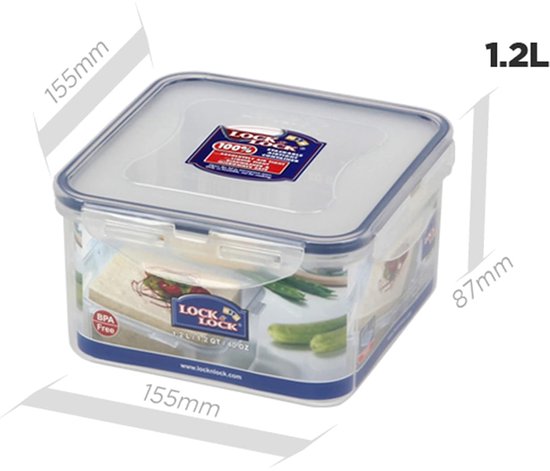 Boley 550 ml glazen voedselcontainer bedrukken, vanaf 10 stuks