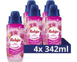 Robijn -Intense Wasparfum - Pink Sensation - 4 flessen x 342 ml