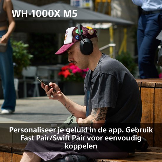 Sony WH-1000XM5 - Draadloze koptelefoon met Noise Cancelling - Zwart