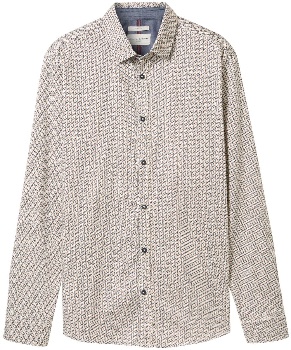 Tom Tailor - Hemd - Maat M - Mannen - 36645 stormy bl - katoen