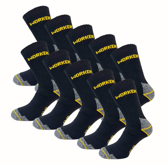 Chaussettes Thermo Worker 10 paires taille 43/45