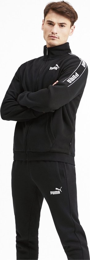 PUMA Amplified Sweat Suit Joggingpak Heren - Cotton Black - Maat XXL |  bol.com