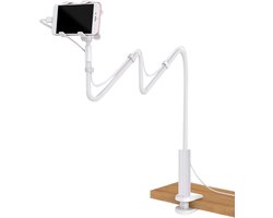 Telefoon Houder Bed Telefoon Houder Mount met Flexibele Arm 360 Graden Rotatie Telefoon Klem Clip Stand Nachtkastje Beugel Stand