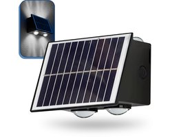 FuturiQ LED Solar Wandlamp Koud Wit - Up & Down Buitenverlichting - Waterdicht - Zonne-energie Tuinlamp - Gevelverlichting - 1 stuk