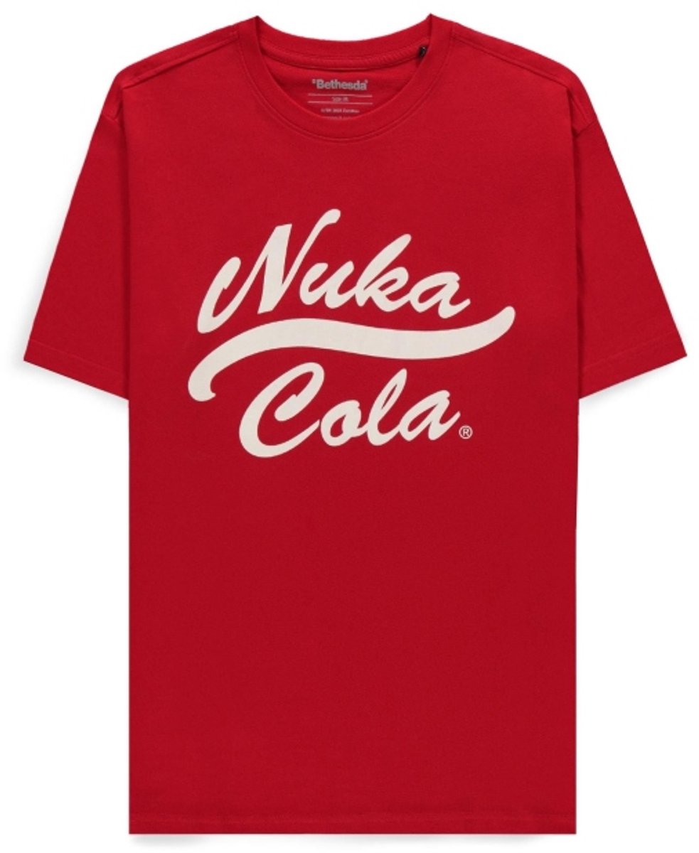 Fallout - Nuka Cola Heren T-shirt - L - Rood