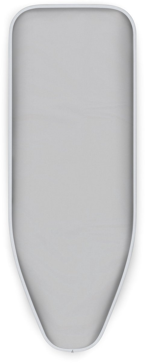 Mondo strijkplankhoes met molton - Universeel tot max 122 x 43cm - Geschikt voor Leifheit 110 x 30 cm en 120 x 38 cm strijkplankovertrek met onderlegger - Lichtgrijs