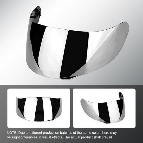 Helm Lens Vizier - Motorfiets Wind Shield - Helm Lens Vizier Shield Full Face Fit Voor AGV K1 K3 SV K5 K5-S (zilver) van AGV — afbeelding 3