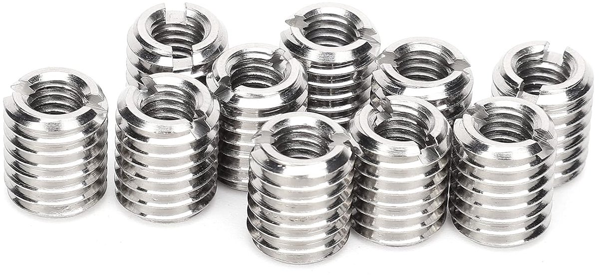 10 Stuks PATIKIL Schroefdraadadapter – M6 X 1 Mannelijk Naar M4 X 0,7 Vrouwelijk, RVS 303, 9,5 Mm, Voor Reparatie En Bevestiging