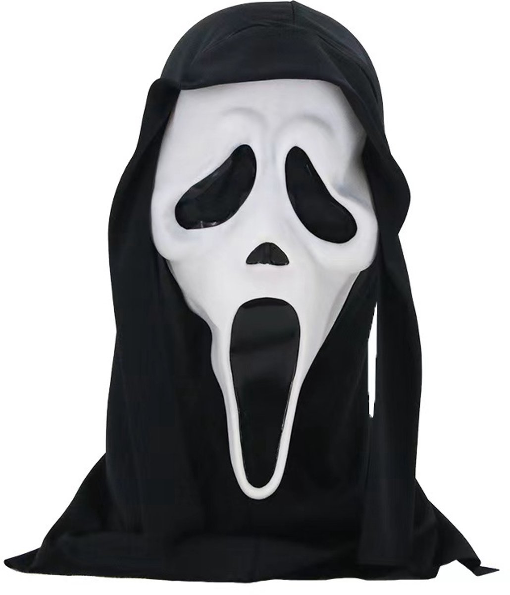 Halloween masker - Horror Spook Gezichtsmasker - Carnavalskostuum - Maskerademasker - Maskeradekostuum - Eng en Realistisch - Horror Siliconen Masker - Feestkostuum Hoofddeksel - Volwassen Masker voor Halloween - Zwart