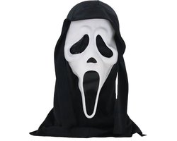 Halloween masker - Horror Spook Gezichtsmasker - Carnavalskostuum - Maskerademasker - Maskeradekostuum - Eng en Realistisch - Horror Siliconen Masker - Feestkostuum Hoofddeksel - Volwassen Masker voor Halloween - Zwart