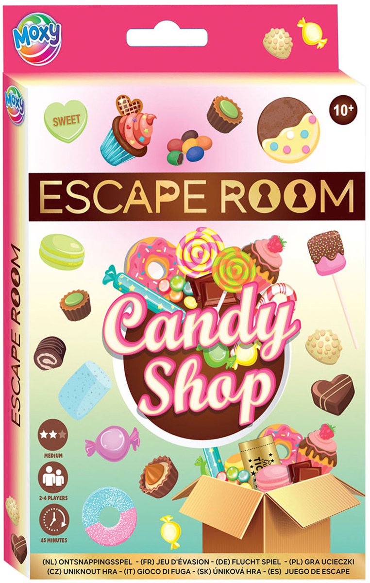 Creative Craft Group Escape Room Candy Shop - Spel voor thuis, educatief.