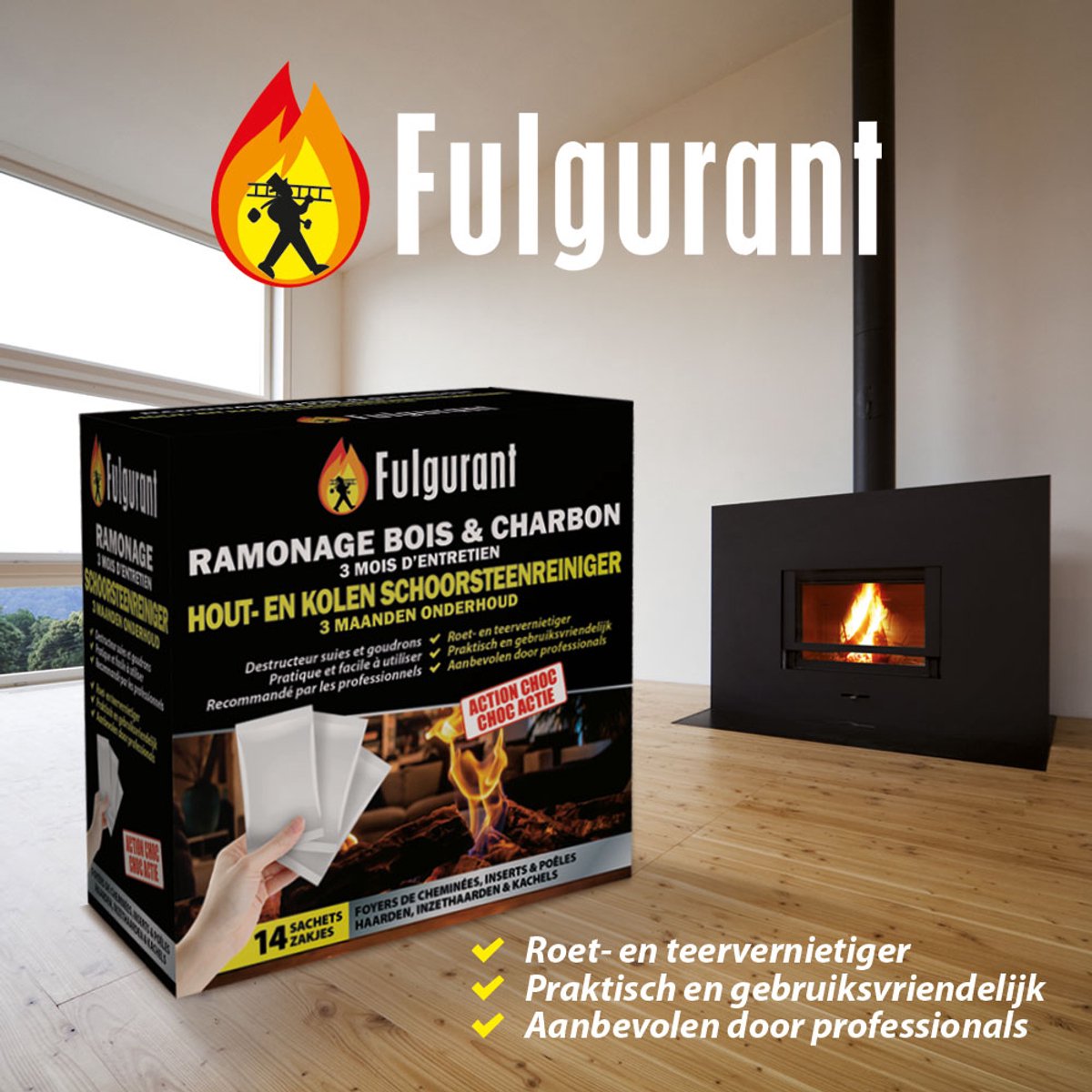 Martenbrown® fireplace cleaner 5 liters Soot fireplace chimney disc oven window cleaner Highly concentrated I glass cleaner chimney I fireplace cleaner I Kaminentrußer I Soot Cleaner