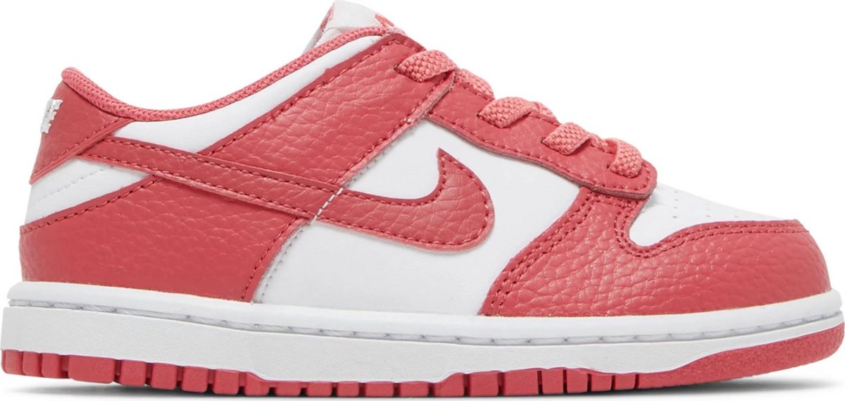 Nike Dunk Low (TDE) - Kindersneaker - Wit/Roze - Maat 19.5 - Limited edition