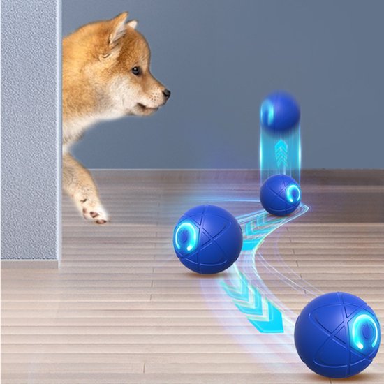 HOFIT Interactief Elektrisch Kattenspeelgoed, Automatische Draaiende Kattenbal Met Led Lichtspeelgoed Kattenrollerbal Intelligent Speelgoed Voor Kittens En Hond A 1607234996