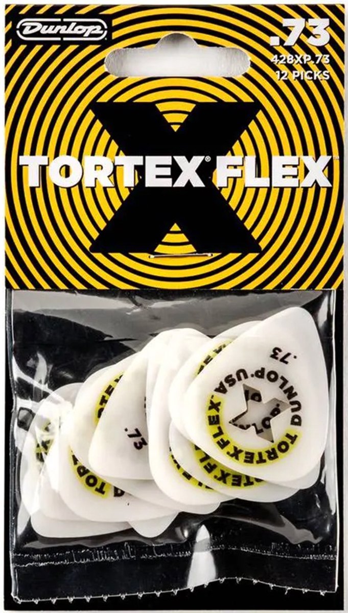 Dunlop 428XP.73 Tortex Flex X Picks 0,73 mm - Plectrum set