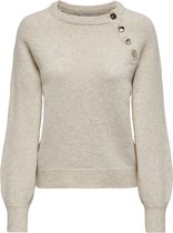 ONLY - ONLEMMA LS BUTTON ONECK KNT NOOS Dames Trui