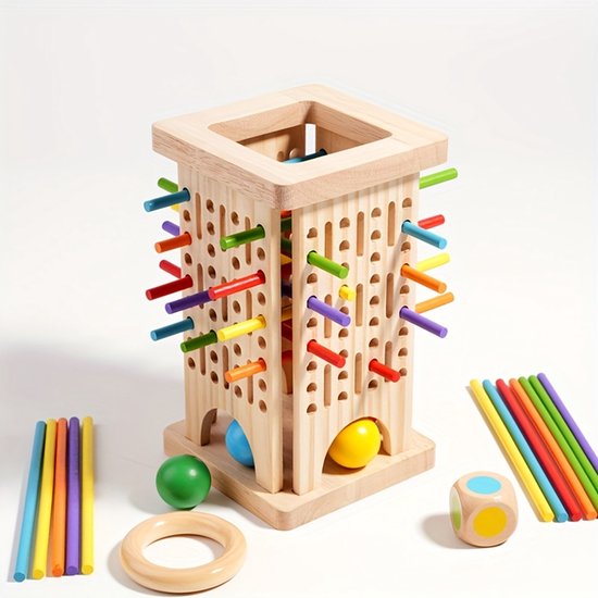 Jouets en bois Montessori, tri des couleurs, jouets à motricité Fine, jouets sensoriels assortis, Puzzle éducatif précoce pour les tout-petits  26